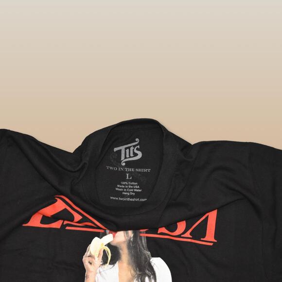 The Esposa Black Shirt by Two in the Shirt (T.I.T.S.) in Large - Picture 4 of 5